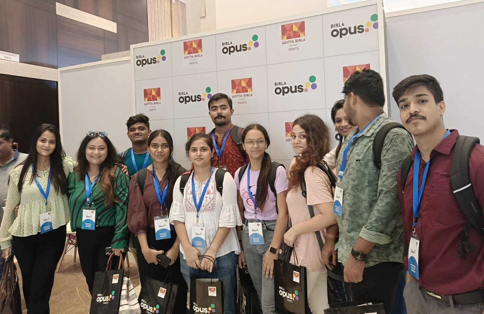 GIFT Design institute in kolkata students are participating in interior decoration course event