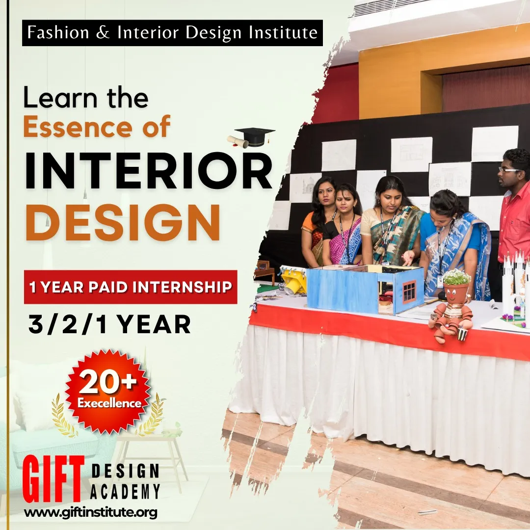Interior Design Course in Kolkata with practical training and placement assistance at GIFT Design Academy