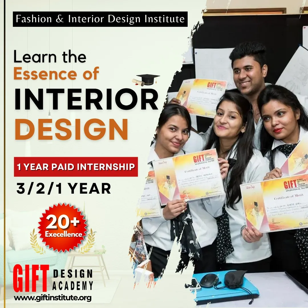 Interior Design Course in Kolkata with practical training and placement assistance at GIFT Design Academy