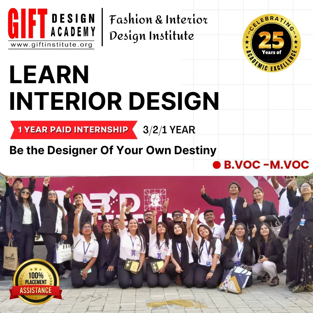 Interior Design Course in Kolkata with practical training and placement assistance at GIFT Design Academy