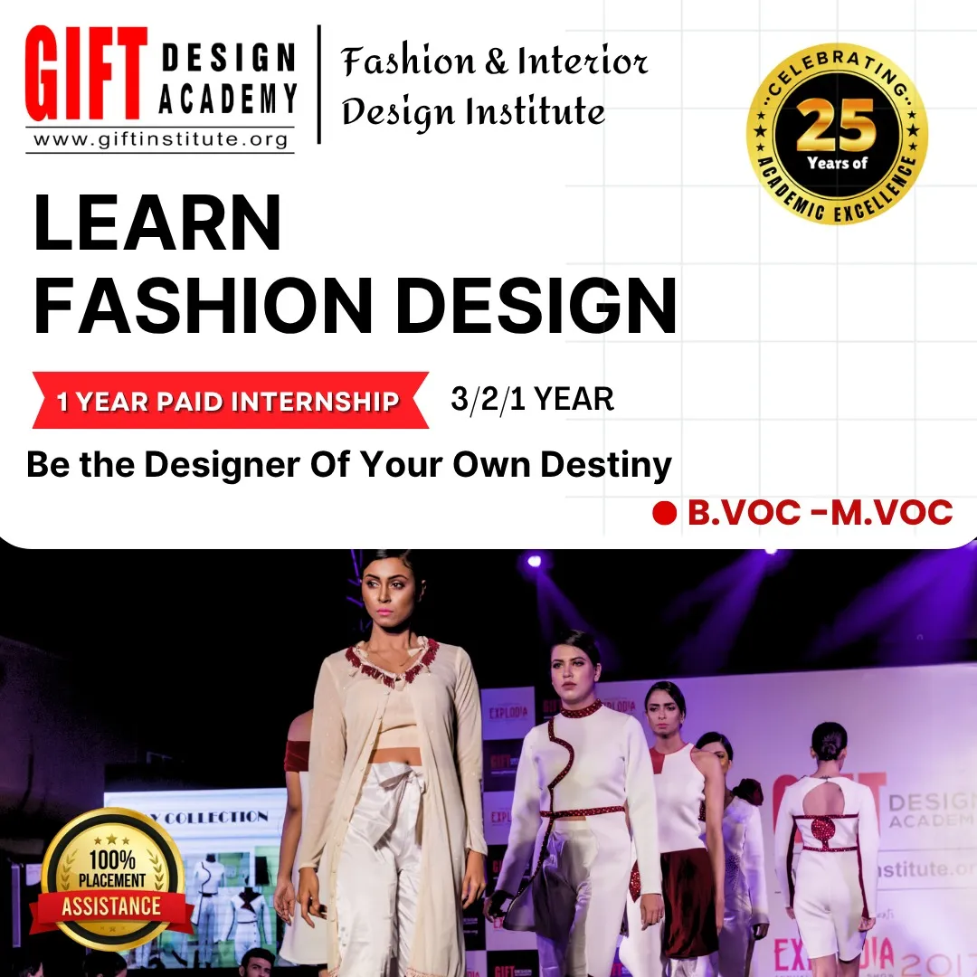 Fashion Design Course in Kolkata with practical training and placement assistance at GIFT Design Academy
