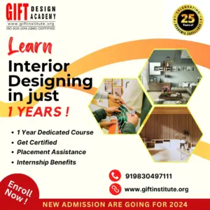Interior Design Course in Kolkata with practical training and placement assistance at GIFT Design Academy