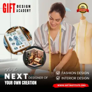 Fashion Design Course in Kolkata with practical training and placement assistance at GIFT Design Academy