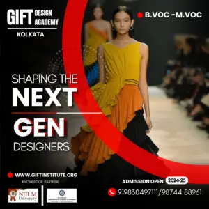 Fashion Design Course in Kolkata with practical training and placement assistance at GIFT Design Academy