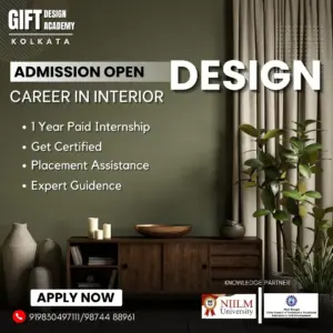 Interior Design Course in Kolkata with practical training and placement assistance at GIFT Design Academy