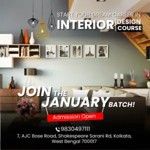 Interior Design Course in Kolkata with practical training and placement assistance at GIFT Design Academy