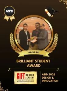 Akriti Ray Brilliant Student Abid 2026 Design & Innovation Award