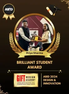 Priya Sharma Brilliant Student Abid 2024 Design & Innovation Award